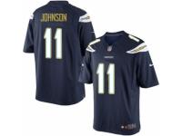 Youth Nike San Diego Chargers #11 Stevie Johnson Limited Navy Blue Team Color NFL Jersey