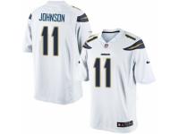 Youth Nike San Diego Chargers #11 Stevie Johnson Limited White NFL Jersey