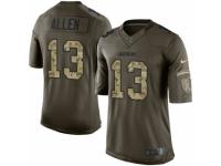 Youth Nike San Diego Chargers #13 Keenan Allen Limited Green Salute to Service NFL Jersey