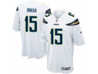 Youth Nike San Diego Chargers #15 Dontrelle Inman Game White NFL Jersey