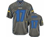 Youth Nike San Diego Chargers #17 Philip Rivers Limited Grey Vapor NFL Jersey