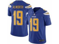 Youth Nike San Diego Chargers #19 Lance Alworth Limited Electric Blue Rush NFL Jersey