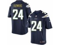 Youth Nike San Diego Chargers #24 Brandon Flowers Limited Navy Blue Team Color NFL Jersey