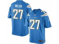 Youth Nike San Diego Chargers #27 Jimmy Wilson Limited Electric Blue Alternate NFL Jersey