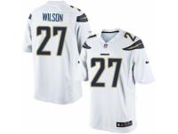 Youth Nike San Diego Chargers #27 Jimmy Wilson Limited White NFL Jersey