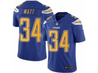 Youth Nike San Diego Chargers #34 Derek Watt Limited Electric Blue Rush NFL Jersey