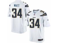 Youth Nike San Diego Chargers #34 Derek Watt Limited White NFL Jersey