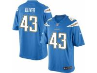 Youth Nike San Diego Chargers #43 Branden Oliver Limited Electric Blue Alternate NFL Jersey