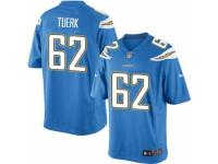 Youth Nike San Diego Chargers #62 Max Tuerk Limited Electric Blue Alternate NFL Jersey