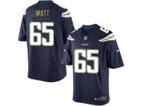 Youth Nike San Diego Chargers #65 Chris Watt Limited Navy Blue Team Color NFL Jersey