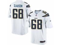 Youth Nike San Diego Chargers #68 Matt Slauson Limited White NFL Jersey