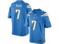 Youth Nike San Diego Chargers #7 Doug Flutie Limited Electric Blue Alternate NFL Jersey