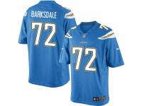 Youth Nike San Diego Chargers #72 Joe Barksdale Limited Electric Blue Alternate NFL Jersey