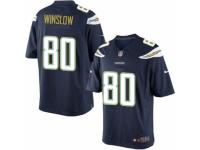 Youth Nike San Diego Chargers #80 Kellen Winslow Limited Navy Blue Team Color NFL Jersey