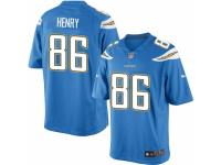 Youth Nike San Diego Chargers #86 Hunter Henry Limited Electric Blue Alternate NFL Jersey