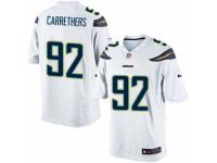 Youth Nike San Diego Chargers #92 Ryan Carrethers Limited White NFL Jersey