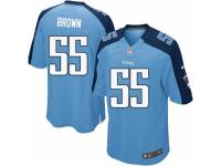 Youth Nike Tennessee Titans #55 Zach Brown Limited Light Blue Team Color NFL Jersey