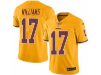 Youth Nike Washington Redskins #17 Doug Williams Limited Gold Rush NFL Jersey