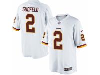 Youth Nike Washington Redskins #2 Nate Sudfeld Limited White NFL Jersey