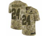 Youth Nike Washington Redskins #24 Josh Norman Limited Camo 2018 Salute to Service NFL Jersey