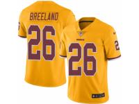 Youth Nike Washington Redskins #26 Bashaud Breeland Limited Gold Rush NFL Jersey
