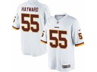 Youth Nike Washington Redskins #55 Adam Hayward Limited White NFL Jersey