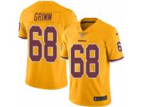 Youth Nike Washington Redskins #68 Russ Grimm Limited Gold Rush NFL Jersey