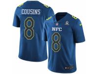 Youth Nike Washington Redskins #8 Kirk Cousins Limited Blue 2017 Pro Bowl NFL Jersey