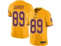 Youth Nike Washington Redskins #89 Derek Carrier Limited Gold Rush NFL Jersey