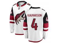 Youth Niklas Hjalmarsson Breakaway White Away NHL Jersey Arizona Coyotes #4