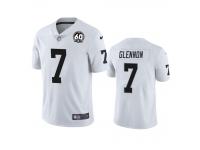 Youth Oakland Raiders Mike Glennon White 60th Anniversary Vapor Limited Jersey