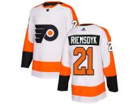 Youth Philadelphia Flyers #21 James Van Riemsdyk adidas White Authentic Jersey