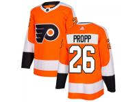 Youth Philadelphia Flyers #26 Brian Propp adidas Orange Authentic Jersey
