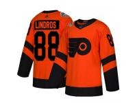 Youth Philadelphia Flyers #88 Eric Lindros Adidas Orange Authentic 2019 Stadium Series NHL Jersey