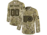 Youth Philadelphia Flyers Adidas Customized Limited 2019 Camo Salute to Service Jersey