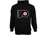 Youth Philadelphia Flyers Old Time Hockey Big Logo Fleece Pullover Hoodie - Black