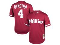 Youth Philadelphia Phillies Lenny Dykstra Mitchell & Ness Burgundy Cooperstown Collection Mesh Batting Practice Jersey