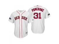 Youth Red Sox 2018 Postseason Home White Drew Pomeranz Cool Base Jersey