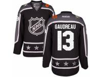 Youth Reebok Calgary Flames #13 Johnny Gaudreau Black Pacific Division 2017 All-Star NHL Jersey