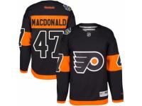 Youth Reebok Philadelphia Flyers #47 Andrew MacDonald Premier Black 2017 Stadium Series NHL Jersey