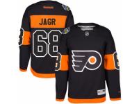 Youth Reebok Philadelphia Flyers #68 Jaromir Jagr Premier Black 2017 Stadium Series NHL Jersey