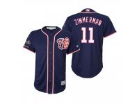 Youth Ryan Zimmerman Washington Nationals Navy 2019 World Series Champions Cool Base Jersey