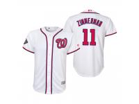 Youth Ryan Zimmerman Washington Nationals White 2019 World Series Cool Base Jersey