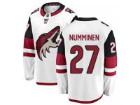 Youth Teppo Numminen Breakaway White Away NHL Jersey Arizona Coyotes #27