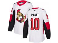 Youth Tom Pyatt Authentic White Reebok Jersey NHL Ottawa Senators #10 Away