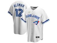 Youth Toronto Blue Jays Roberto Alomar Nike White Home Cooperstown Collection Player Jersey