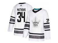 Youth Toronto Maple Leafs #34 Auston Matthews Adidas White Authentic 2019 All-Star NHL Jersey