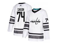 Youth Washington Capitals #74 John Carlson Adidas White Authentic 2019 All-Star NHL Jersey