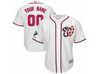 Youth Washington Nationals Customized White Home Cool Base 2019 World Series Champions Baseball Jersey