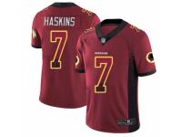 Youth Washington Redskins #7 Dwayne Haskins Limited Red Rush Drift Fashion Football Jersey